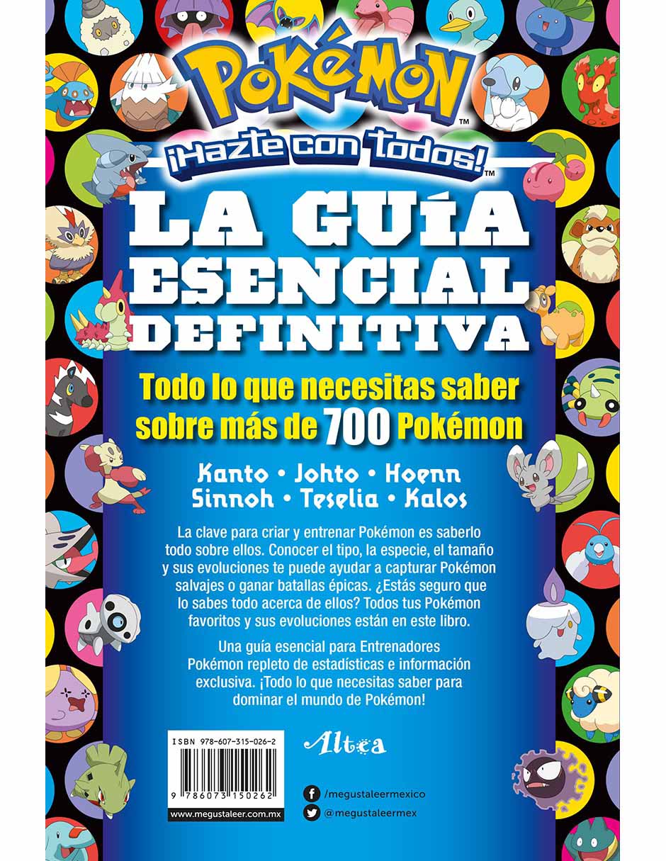 Libro Pokémon La Guía Esencial Definitiva de 2