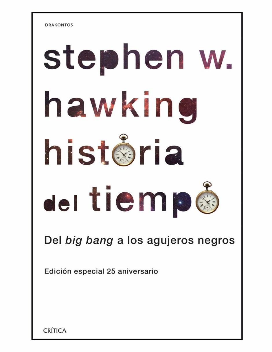 Libro Historia del tiempo de Stephen Hawking 1