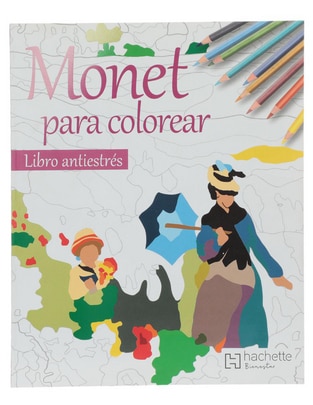 Libro Monet para colorear de Hachette