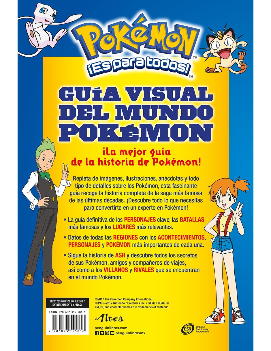 Libro Guia Visual Del Mundo Pokemon De Altea