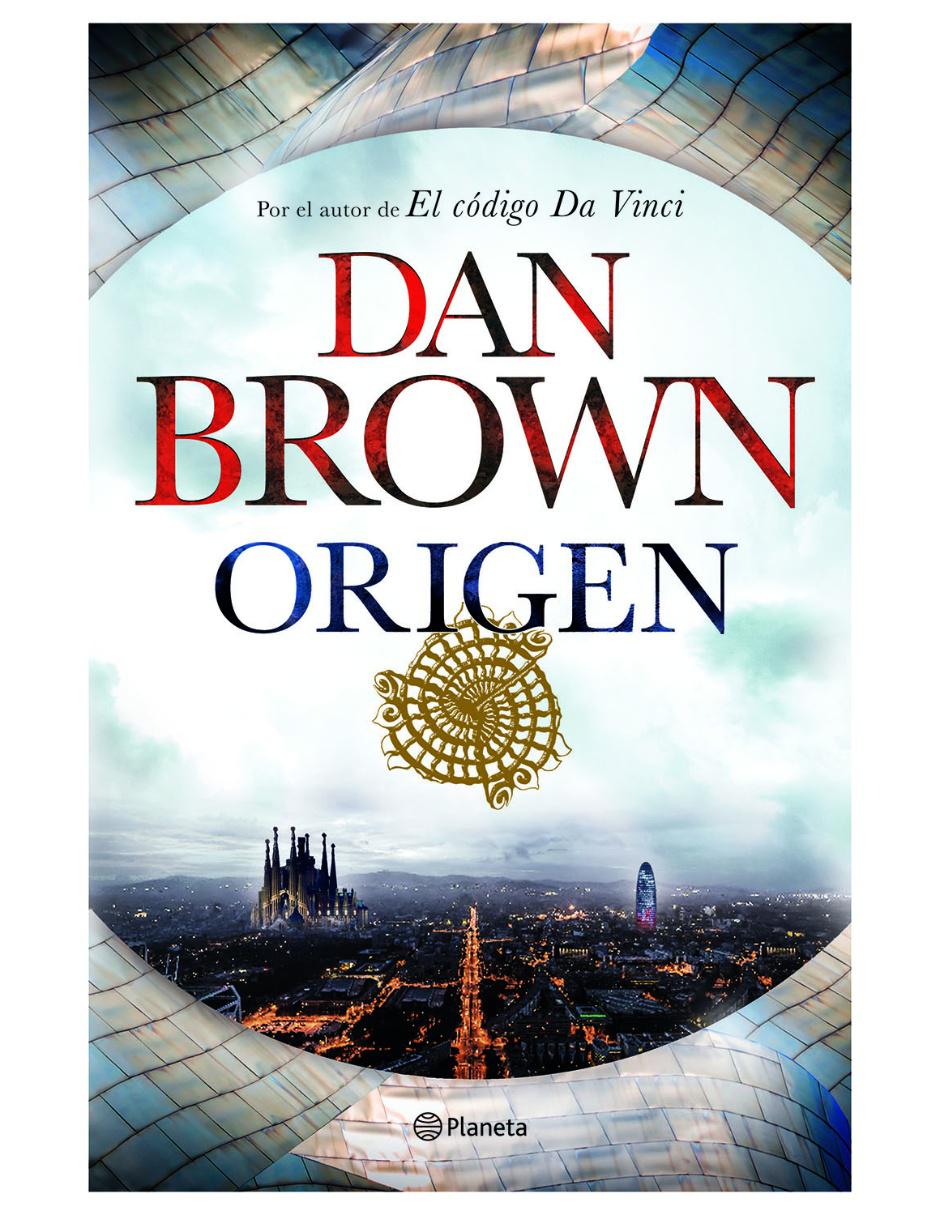 Libro Origen de Dan Brown Libro Origen de Dan Brown