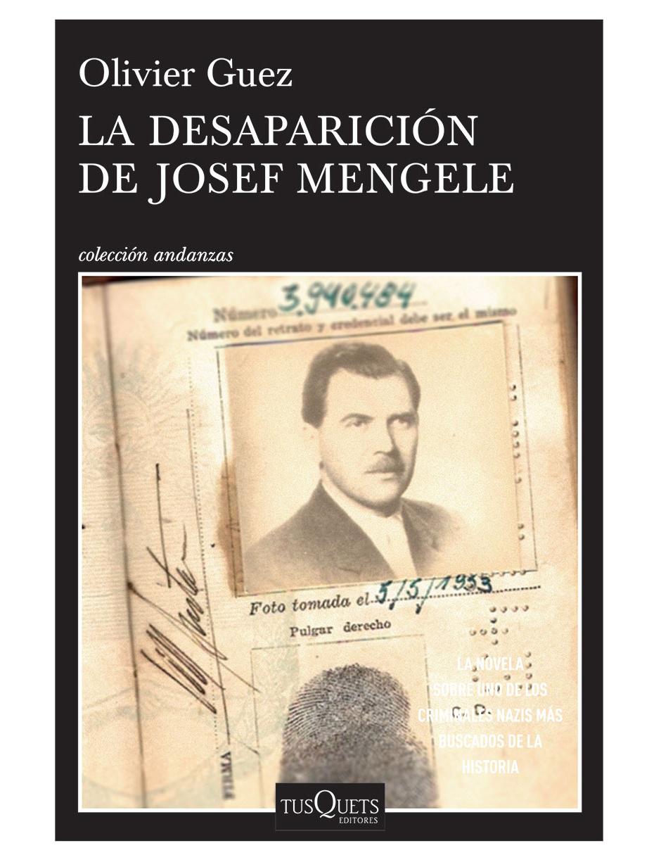 Imagen de producto La Desaparición de Josef Mengele