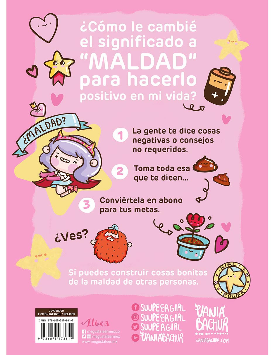 Libro 15 Consejos Para Ser Una Super Girl de Vania Bachur