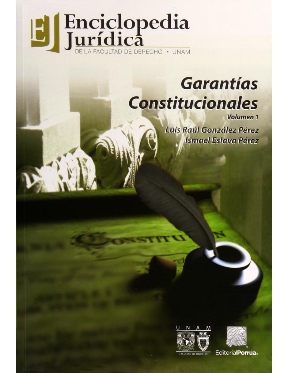 Garantías Constitucionales Volumen 1
