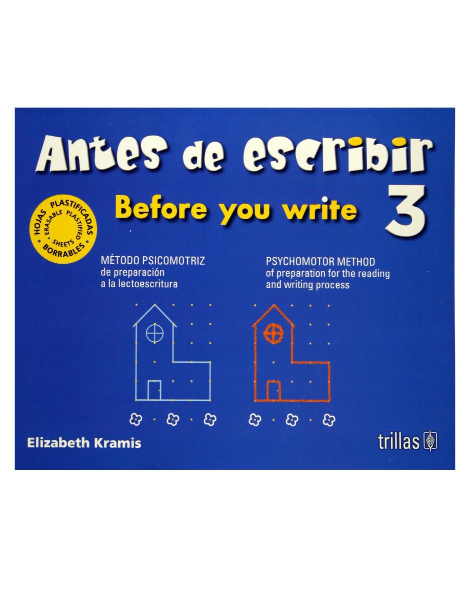 Revista Antes De Escribir 3. Before You Write 3 Revista Antes De Escribir 3. Before You Write 3
