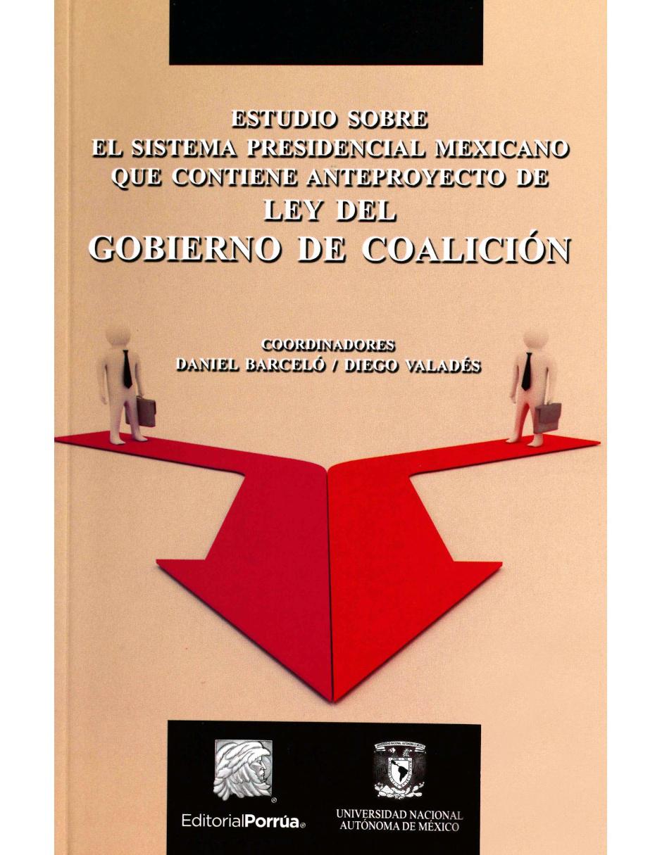 Imagen de producto Revista Estudio Sobre El Sistema Presidencial Mexicano Que Contiene Anteproyecto De Ley Del Gobierno De Coalición
