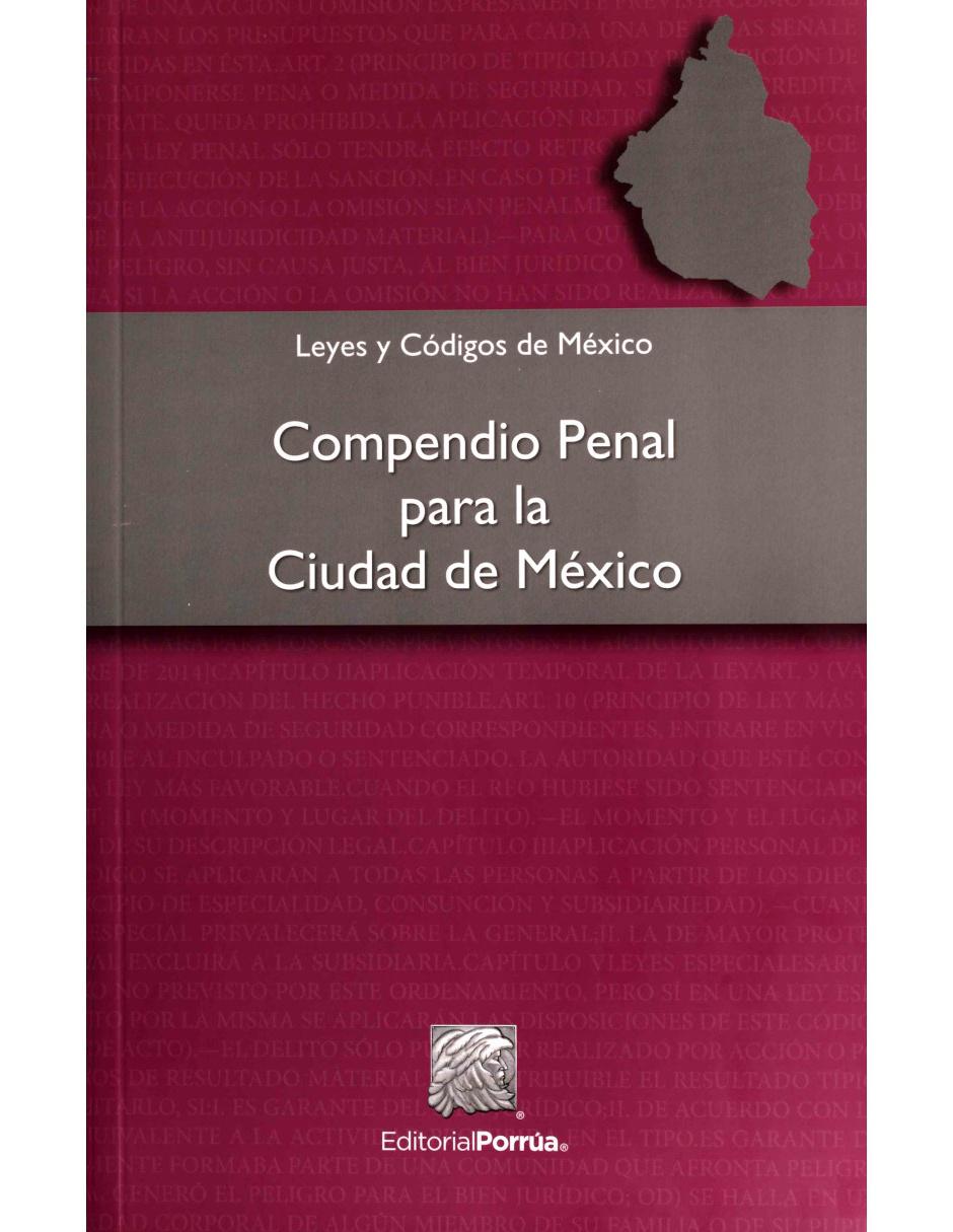 Imagen de producto Revista Compendio Penal Para La Ciudad De Mexico