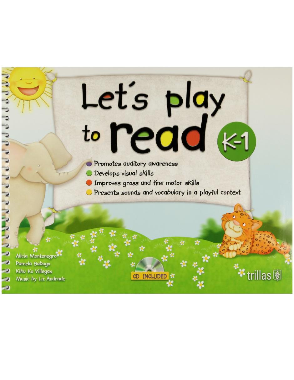 Revista Lets Play To Read K1 Con C/2 Cds