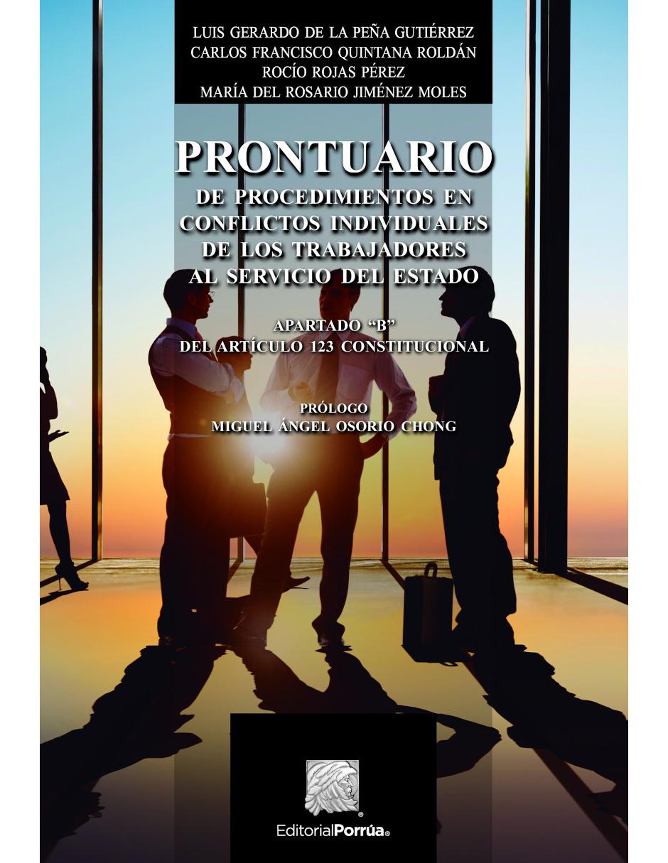 Imagen de producto Revista Prontuario De Procedimientos En Conflictos Individuales De Los Trabajadores Al Servicio Del Estado