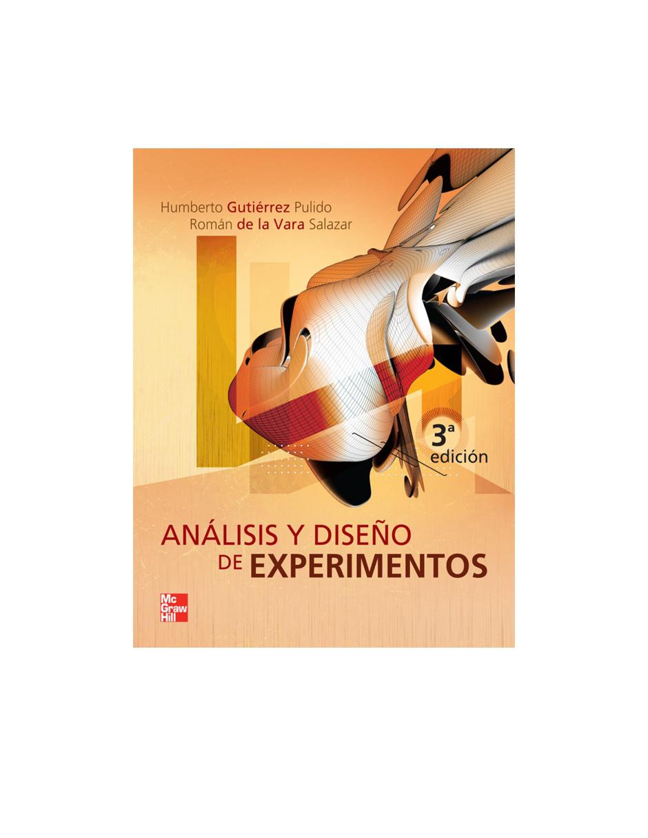 Imagen de producto Revista Análisis Y Diseño De Experimentos