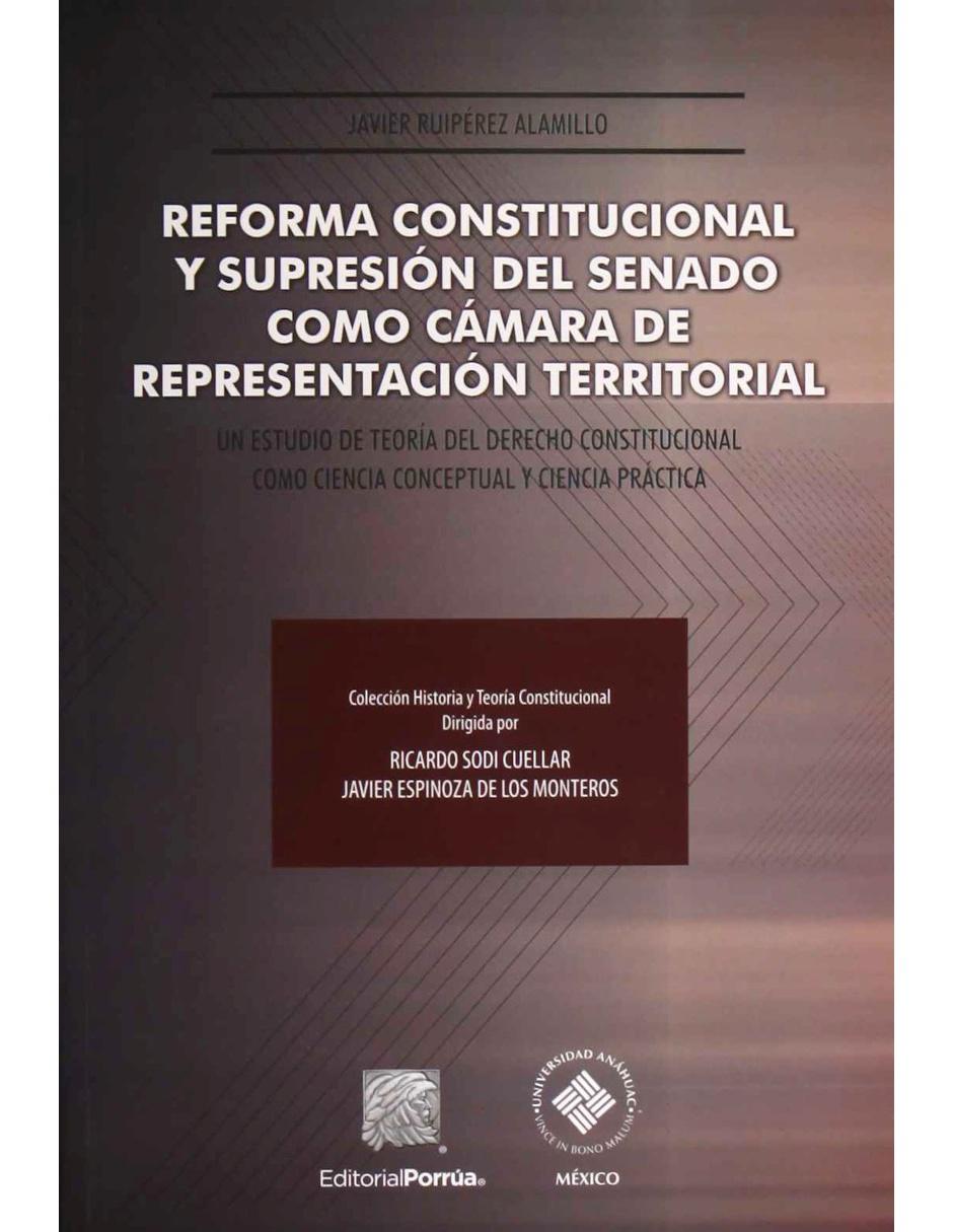 Imagen de producto Revista Reforma Constitucional Y Supresión Del Senado Como Cámara De Representación Territorial