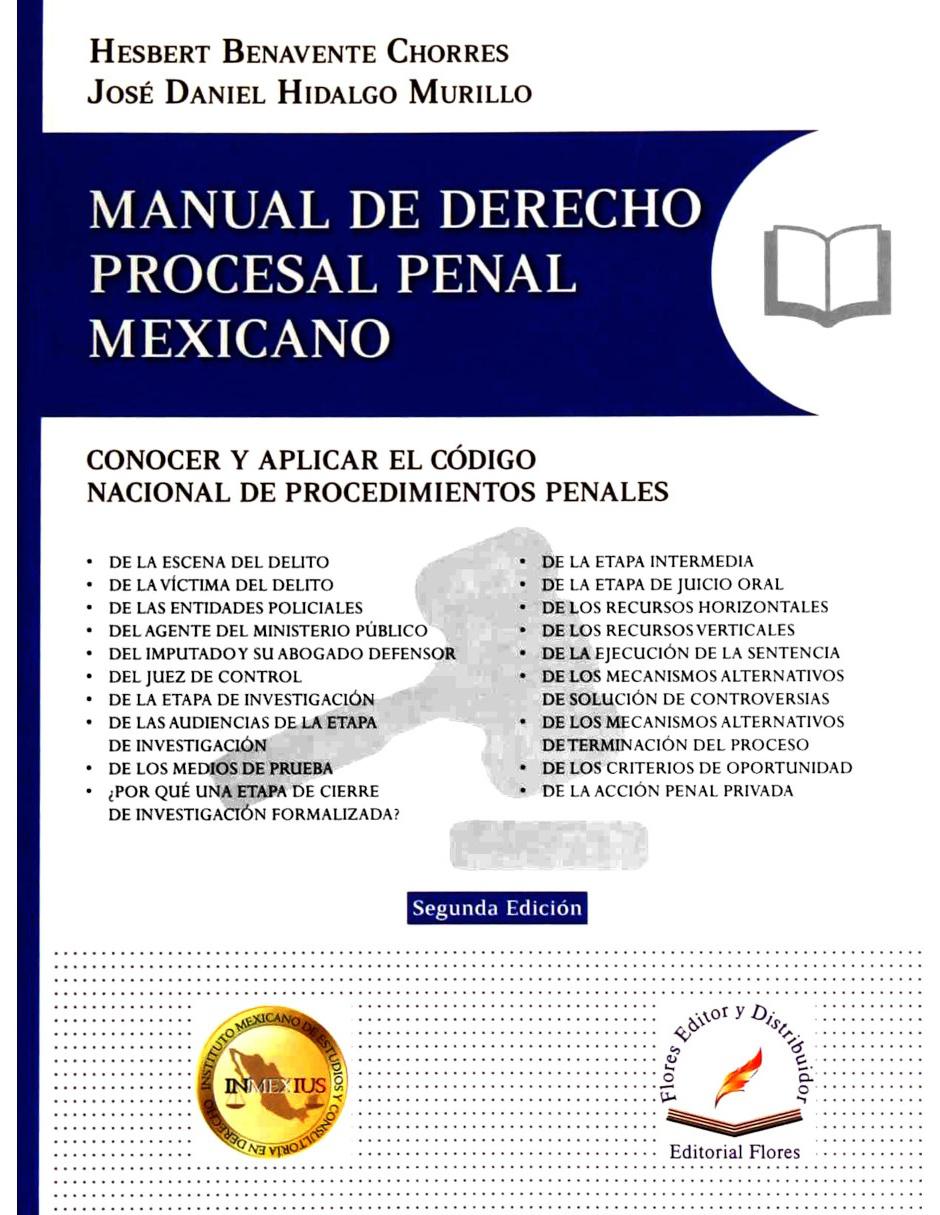 Revista Manual De Derecho Procesal Penal Mexicano Revista Manual De Derecho Procesal Penal Mexicano