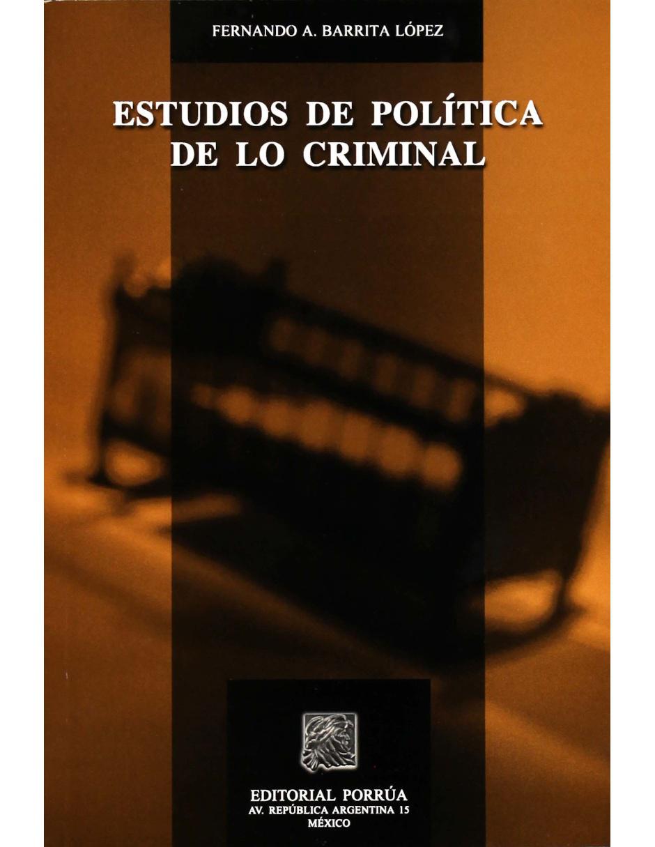 Imagen de producto Revista Estudios De Política De Lo Criminal