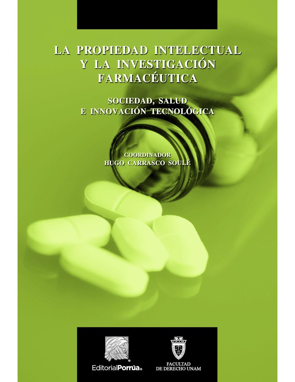 Libro Propiedad Intelectual y la Investigación Farmacéutica