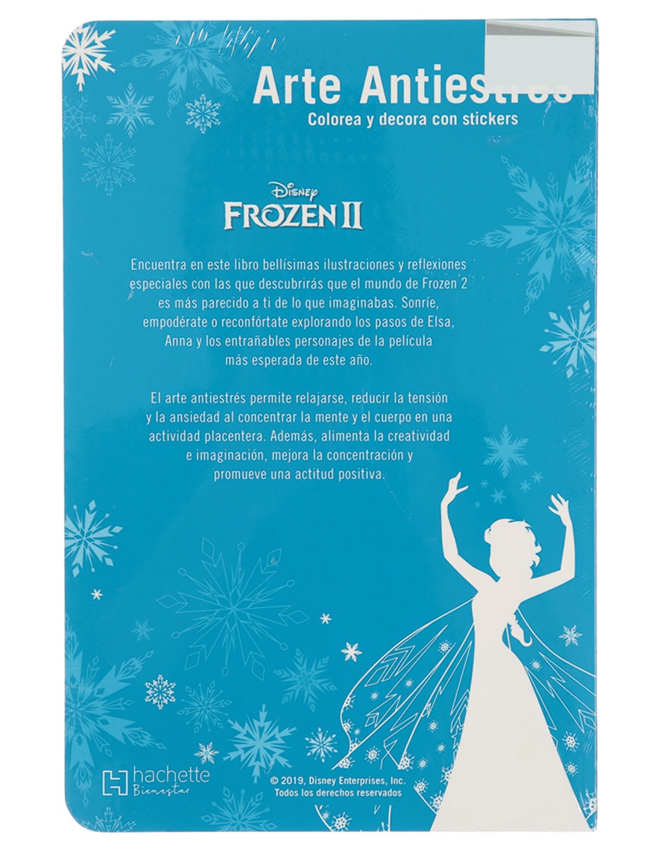 Libro Frozen 2 arte antiestrés