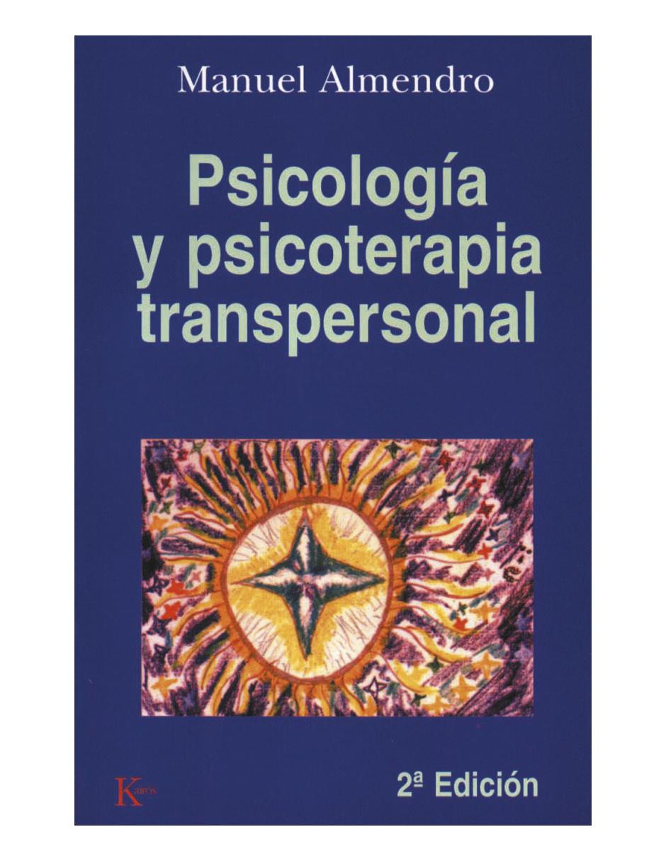 Libro Psicologia y psicoterapia transpersonal de Kairós