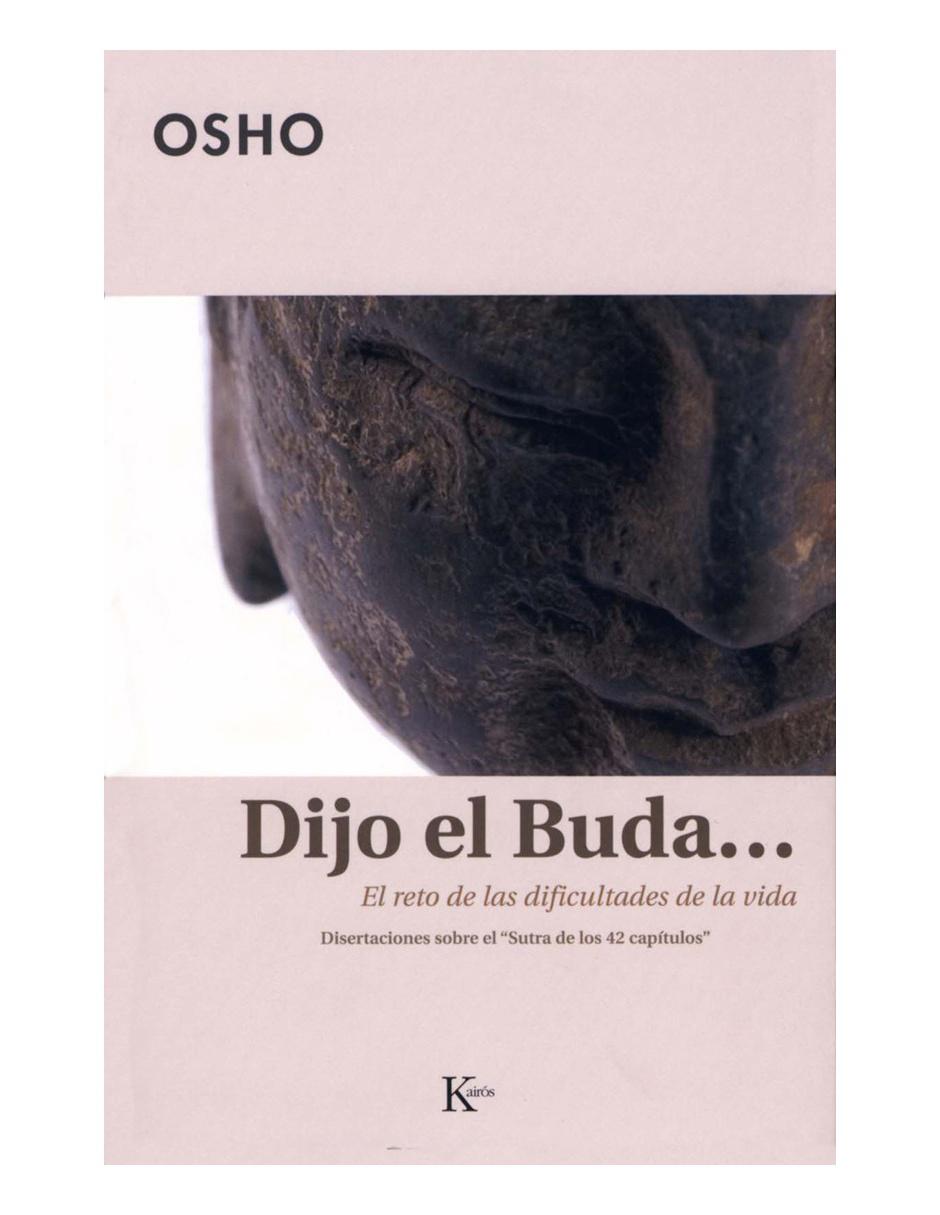 Libro Dijo el buda de Kairós 1