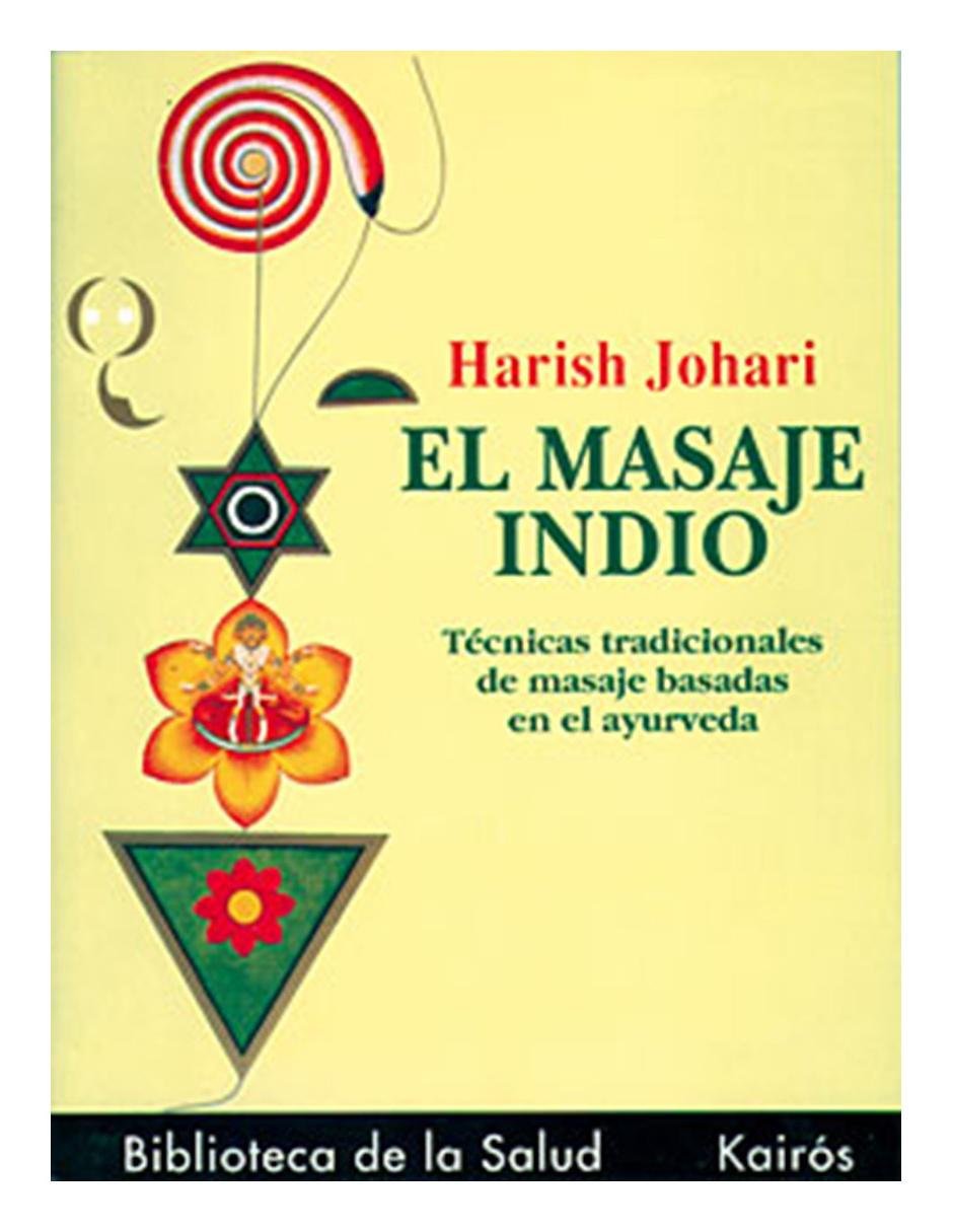 Libro El masaje indio de Kairós 1
