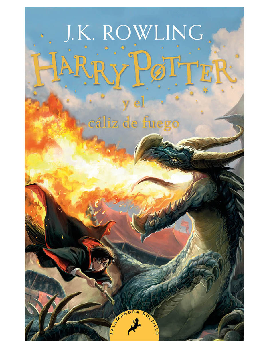 Libro Harry Potter y el cáliz de fuego de J. K. Rowling