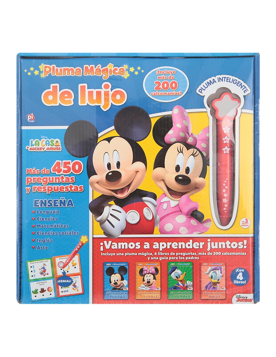 Libro Pluma mágica de lujo Disney la Casa de Mickey Mouse de Disney