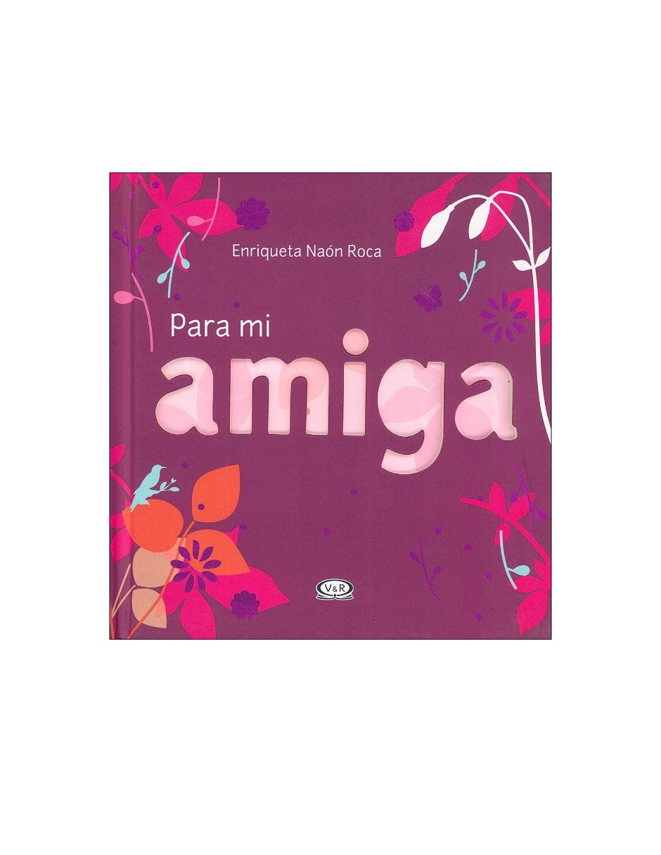 Libro Para mi amiga