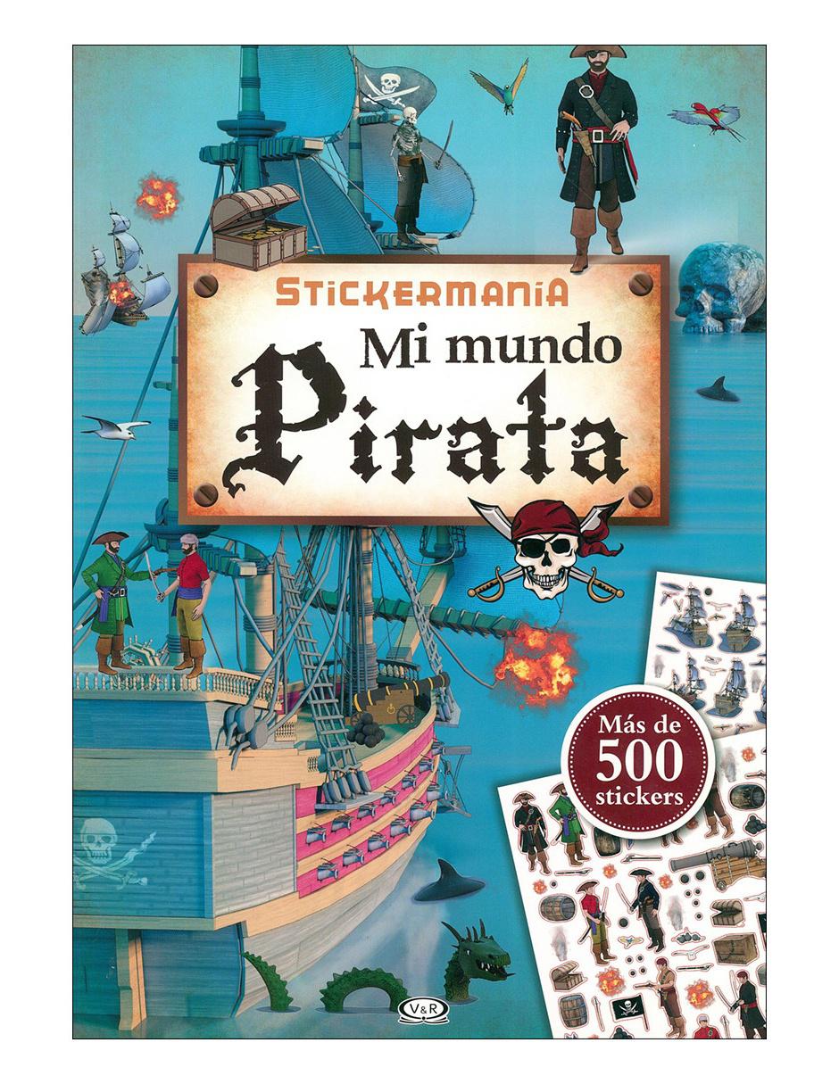 Libro Mi mundo pirata stickermania