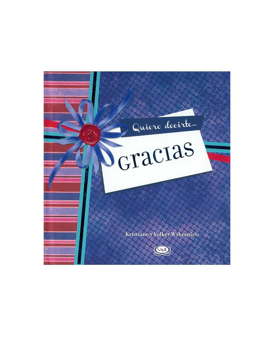 Imagen de producto Libro Gracias n.v.