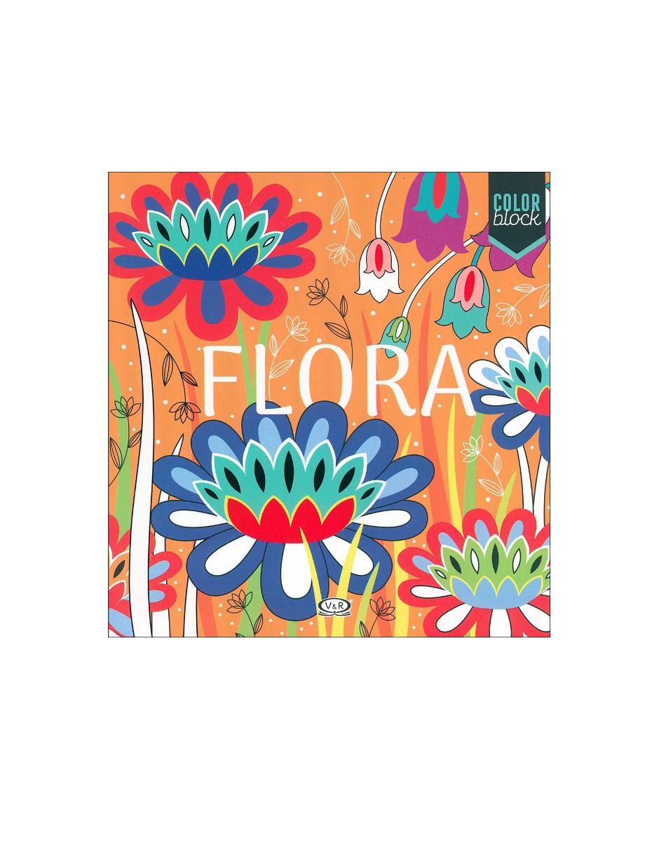 Libro Flora, color block Libro Flora, color block