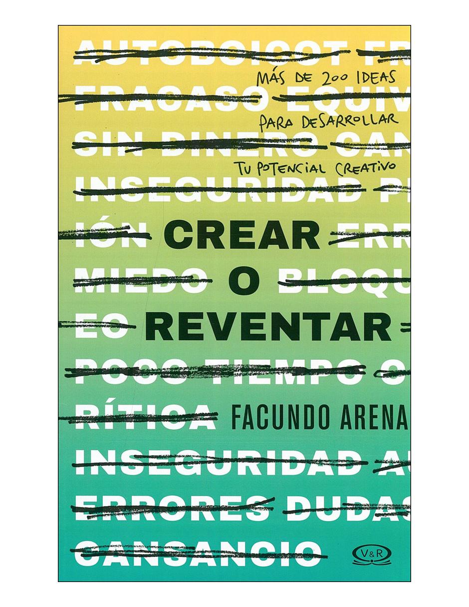 Imagen de producto Libro Crear o reventar