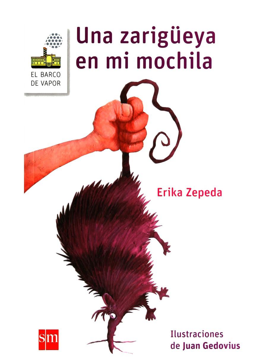 Libro Una zarigüeya en mi mochila