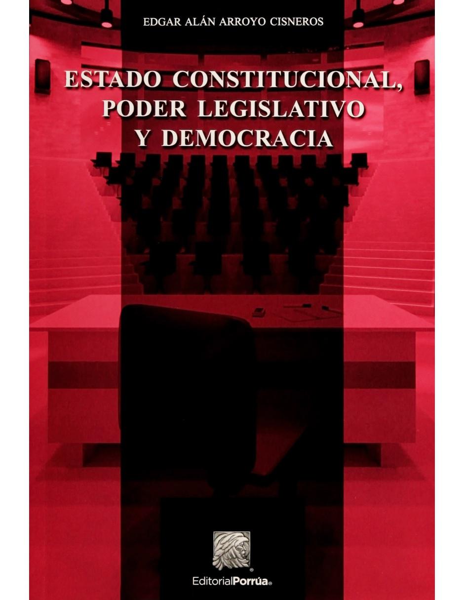 Imagen de producto Libro Estado Constitucional, Poder Legislativo y Democracia