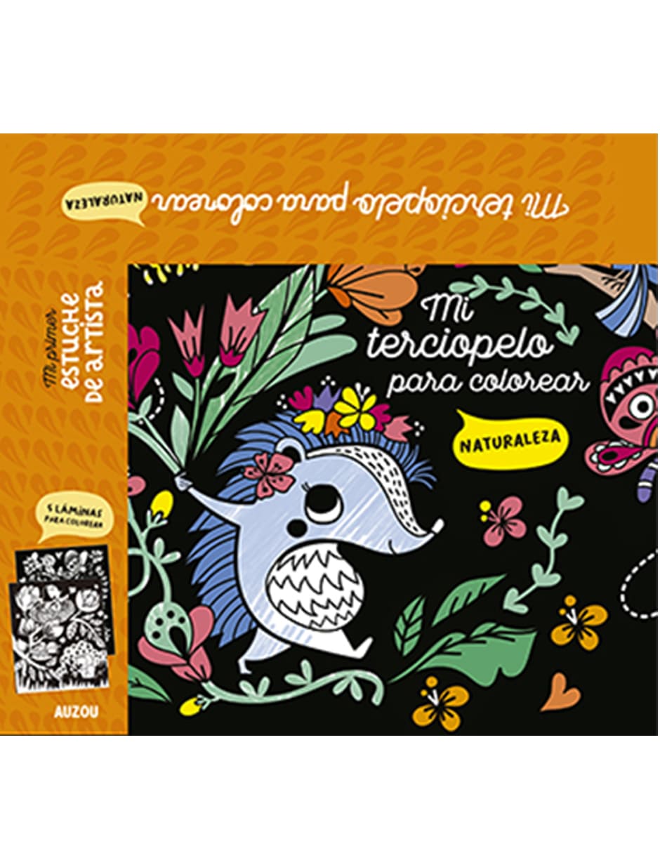 Imagen de producto Mi terciopelo para colorear naturaleza