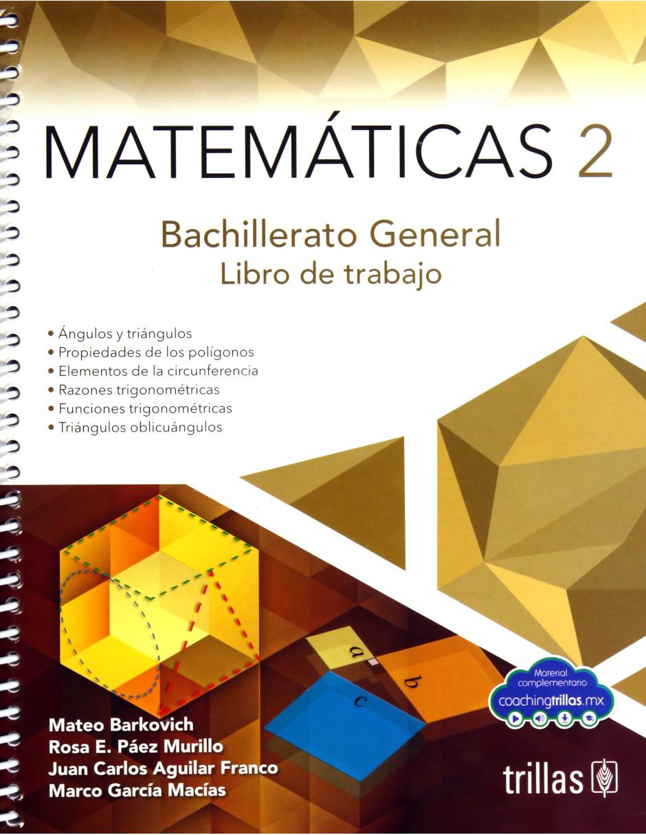 Imagen de producto Revista Matemáticas 2 Bachillerato General Libro De Trabajo