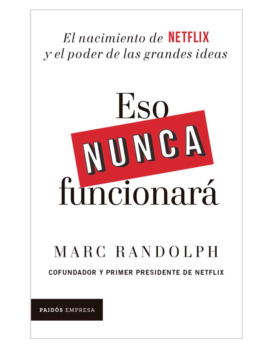 Libro Eso Nunca funcionará de Randolph Marc 1