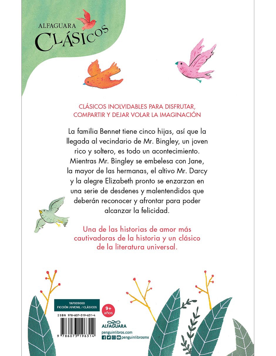 Libro Orgullo y Prejuicio de Austen Jane