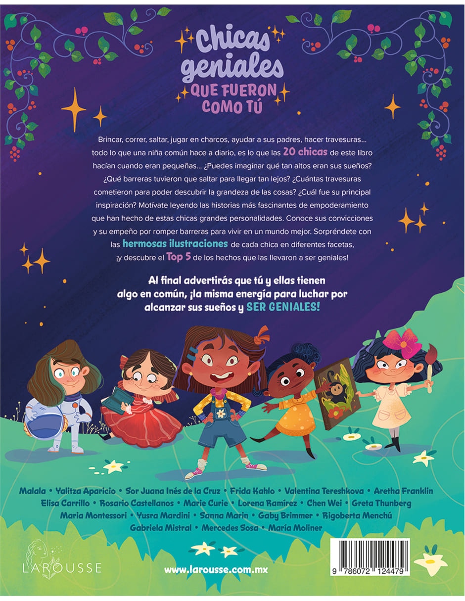 Libro Chicas Geniales que Fueron Como Tú de Larousse