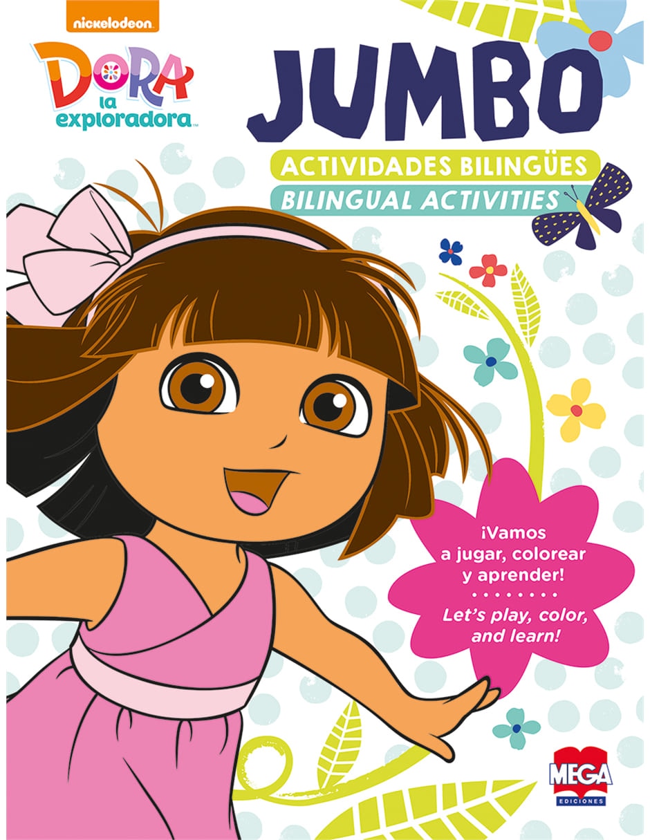 Libro Dora la exploradora: Jumbo actividades bilingües 1