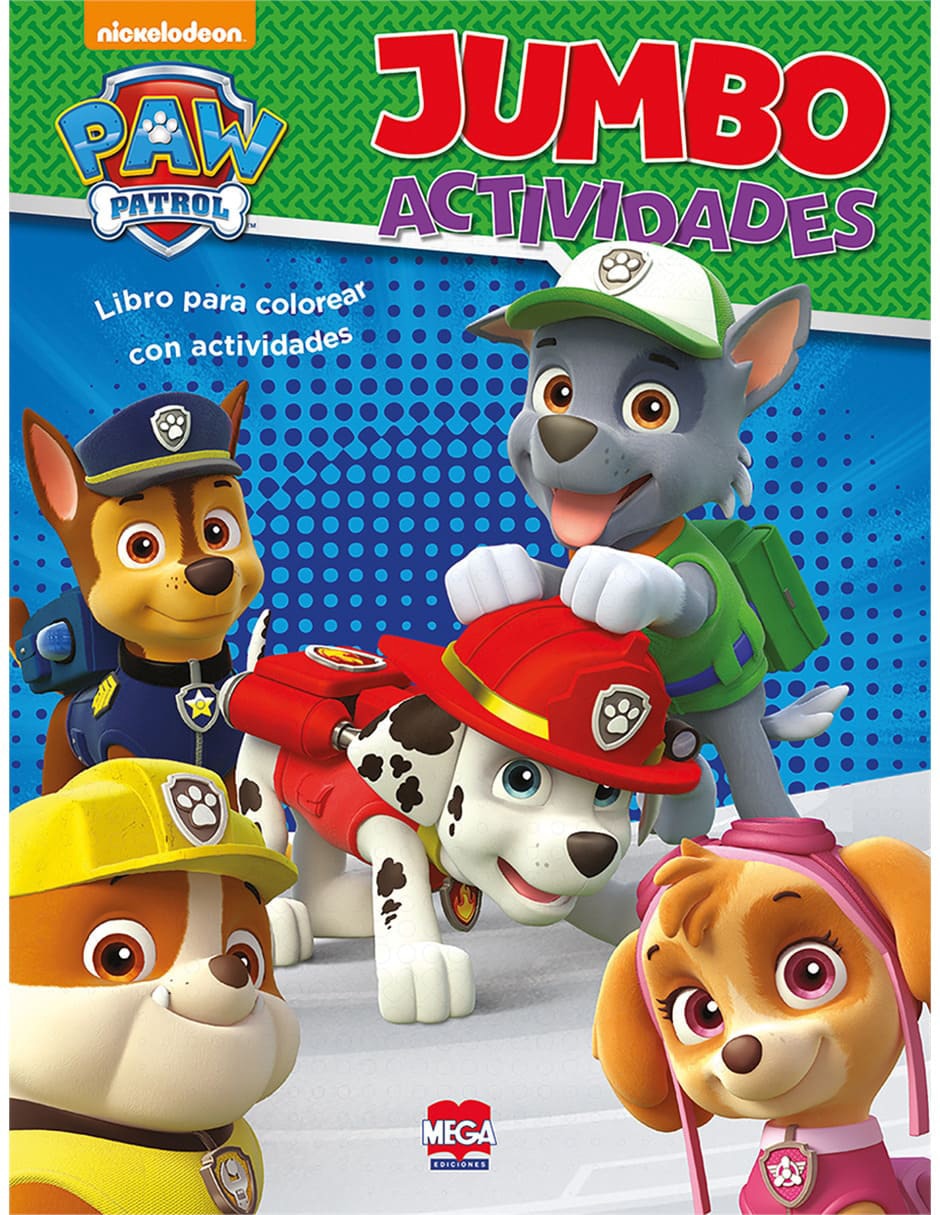 Libro Paw Patrol Libro para colorear con actividades de Ediciones Larousse