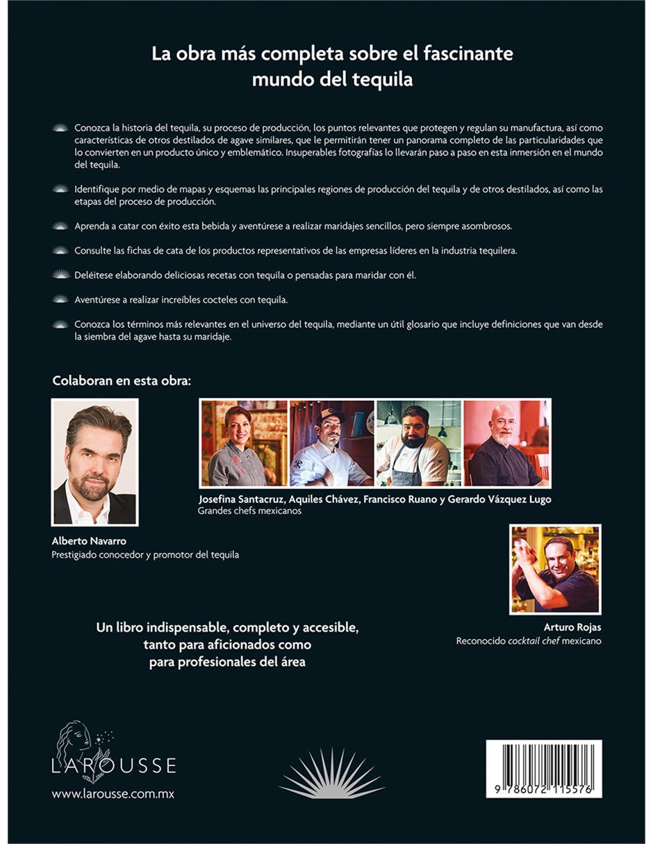 Libro Larousse del tequila de Larousse
