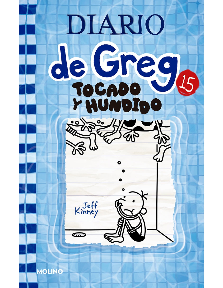 Libro Diario de Greg 15 tocado y hundido de Kinney Jeff