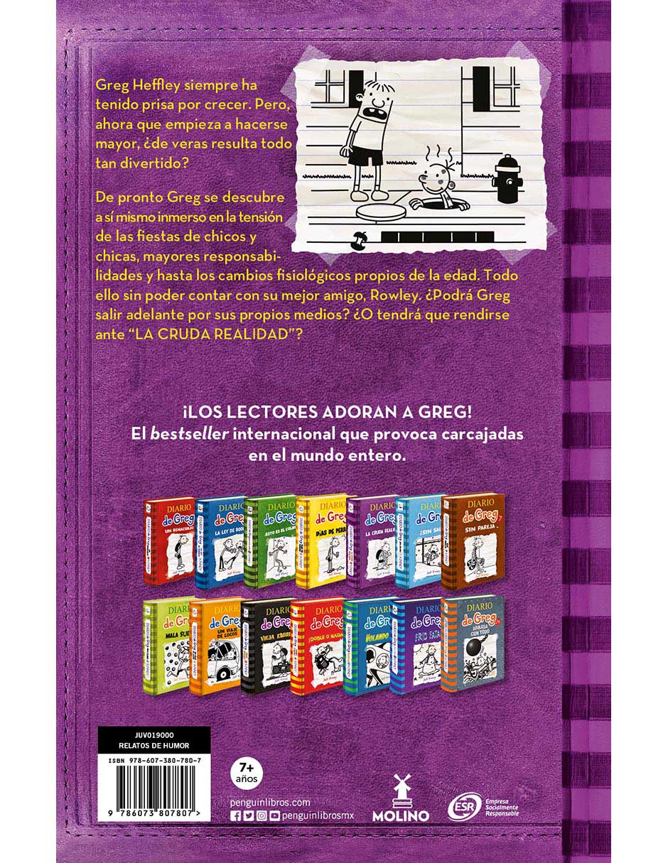 Libro Diario de greg 5 la cruda realidad de Kinney Jeff 2