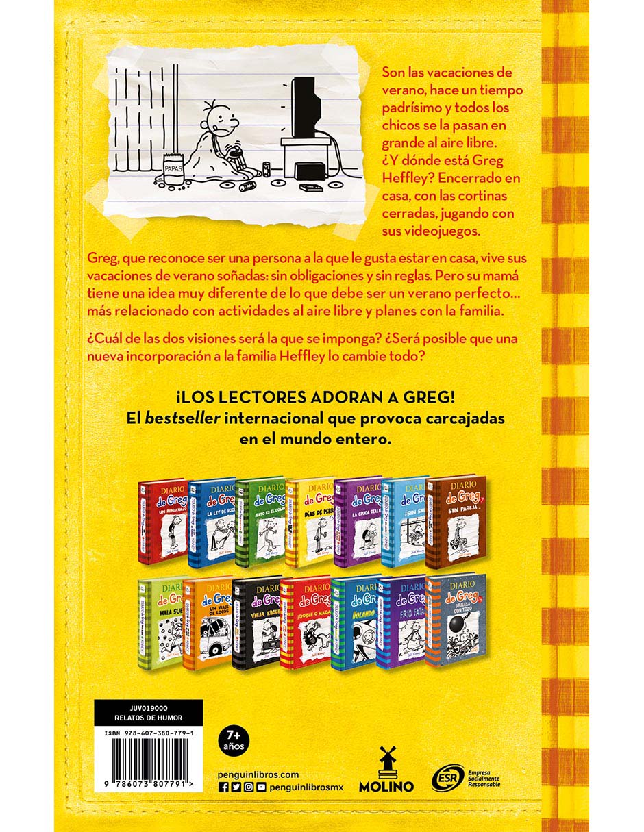 Libro Diario de Greg 4 día de perros de Kinney Jeff