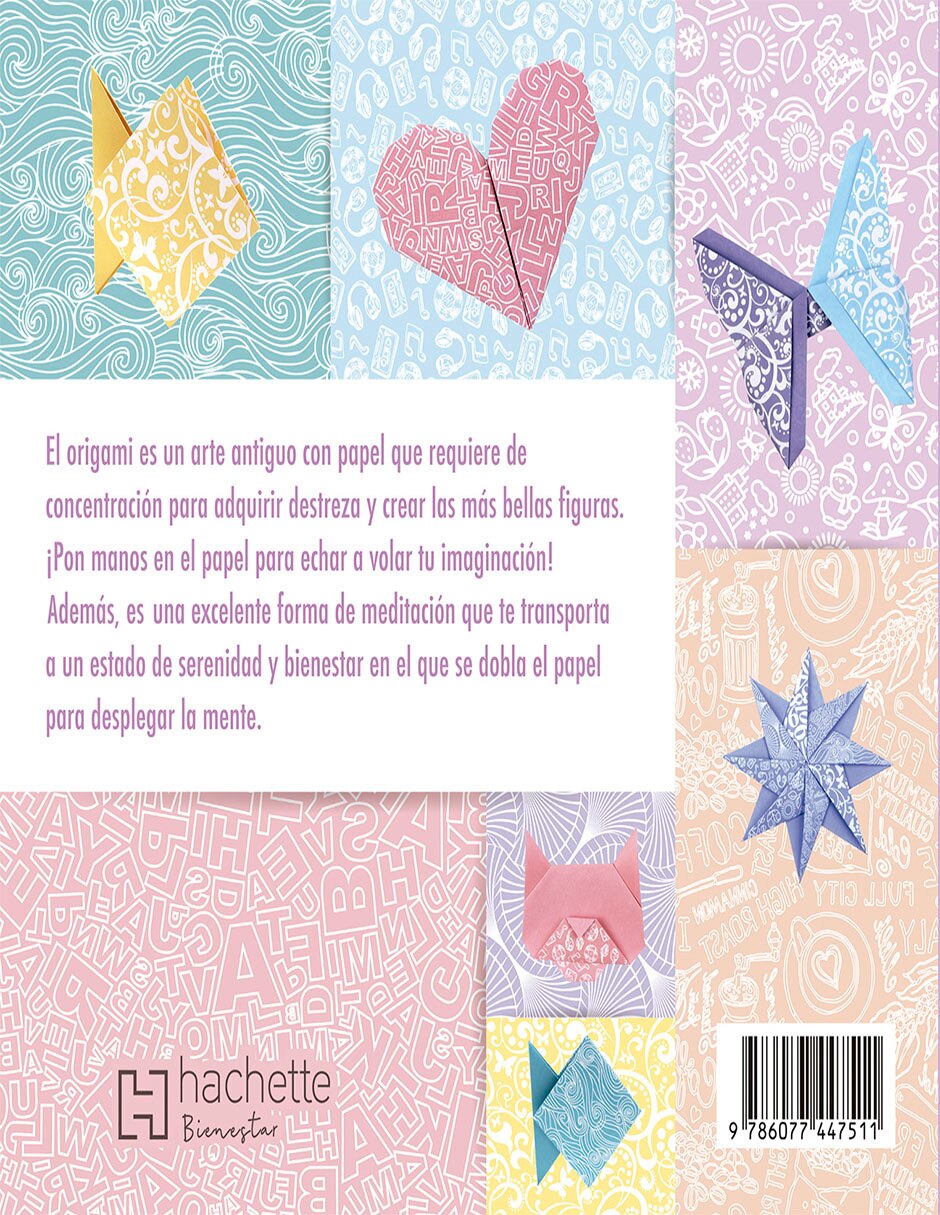 Libro Origami creativo/terapia antiestrés de Ediciones Larousse