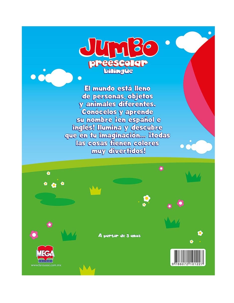 Libro Jumbo Preescolar Bilingüe de Navona 3