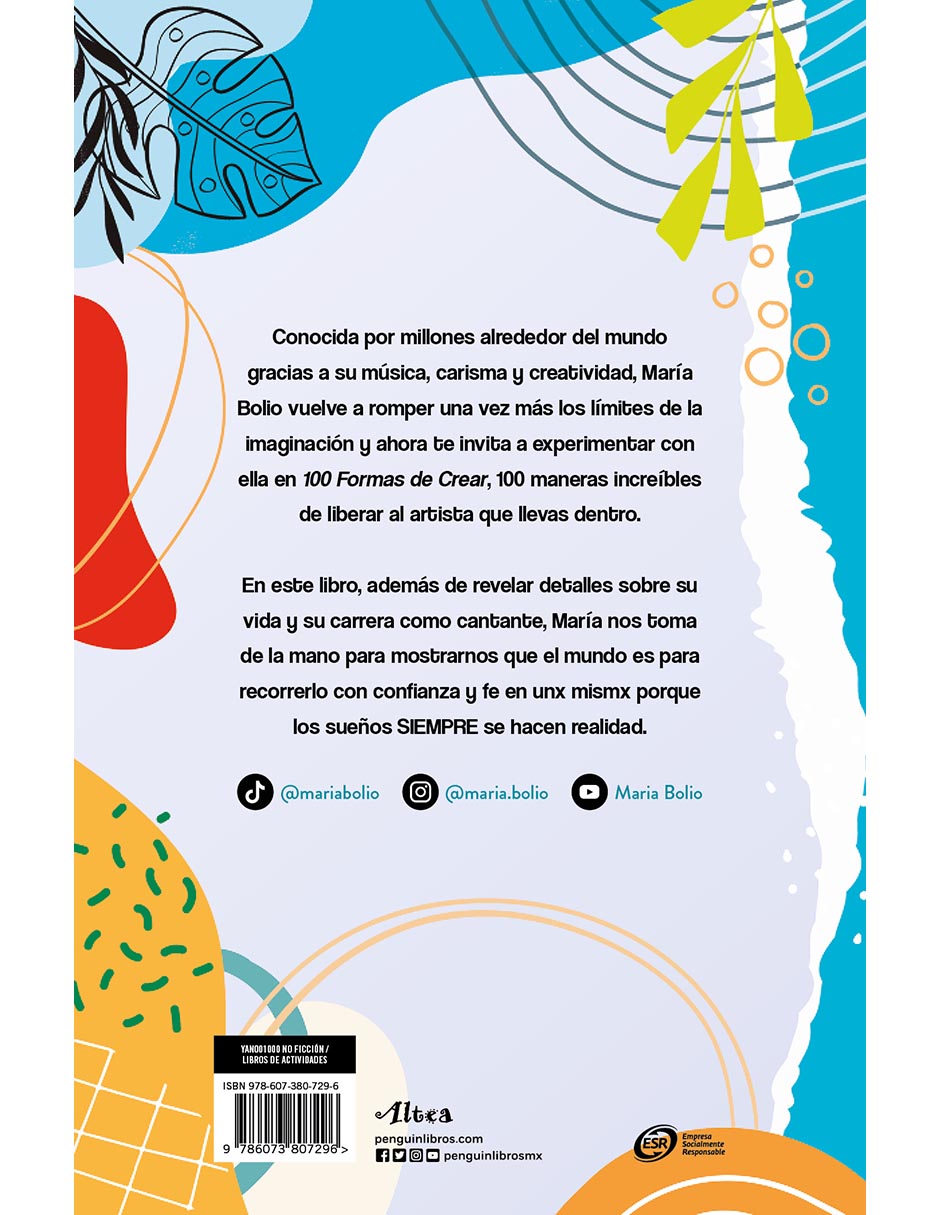 Libro 100 FORMAS DE CREAR de María Bolio 2