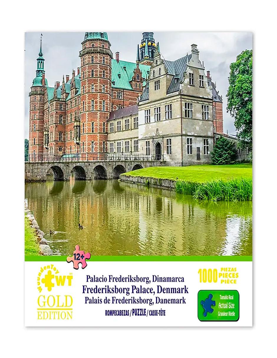 Rompecabezas Palacio de Frederiksborg en Dinamarca Wuundentoy 1000 piezas