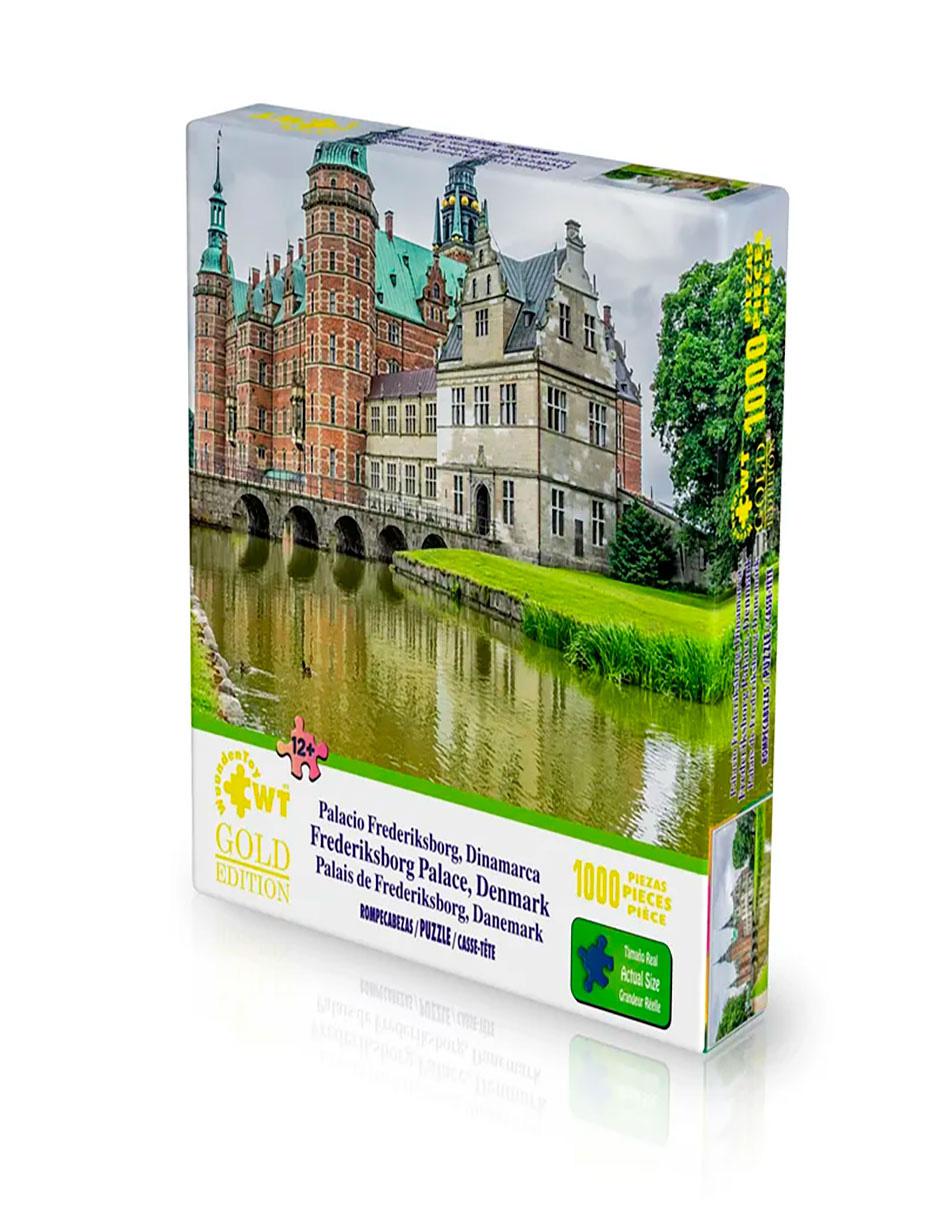 Rompecabezas Palacio de Frederiksborg en Dinamarca Wuundentoy 1000 piezas