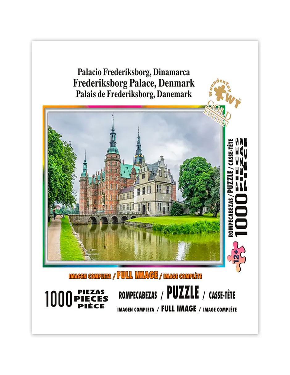 Rompecabezas Palacio de Frederiksborg en Dinamarca Wuundentoy 1000 piezas