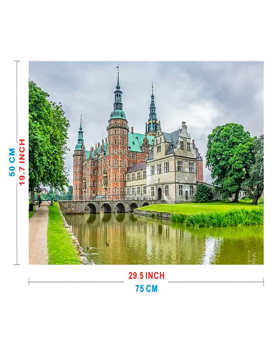 Rompecabezas Palacio de Frederiksborg en Dinamarca Wuundentoy 1000 piezas