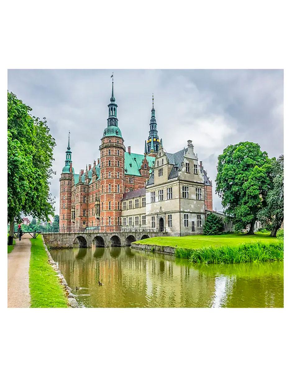 Rompecabezas Palacio de Frederiksborg en Dinamarca Wuundentoy 1000 piezas